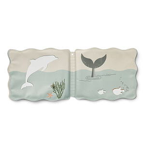 Книжка-раскраска водой LIEWOOD "Waylon Magic Морские жители", песочная